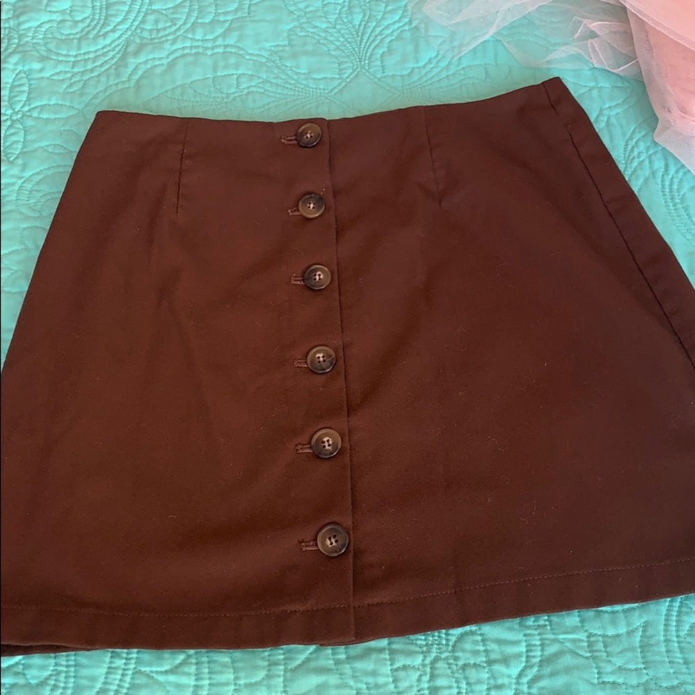 Brown Forever 21 skirt